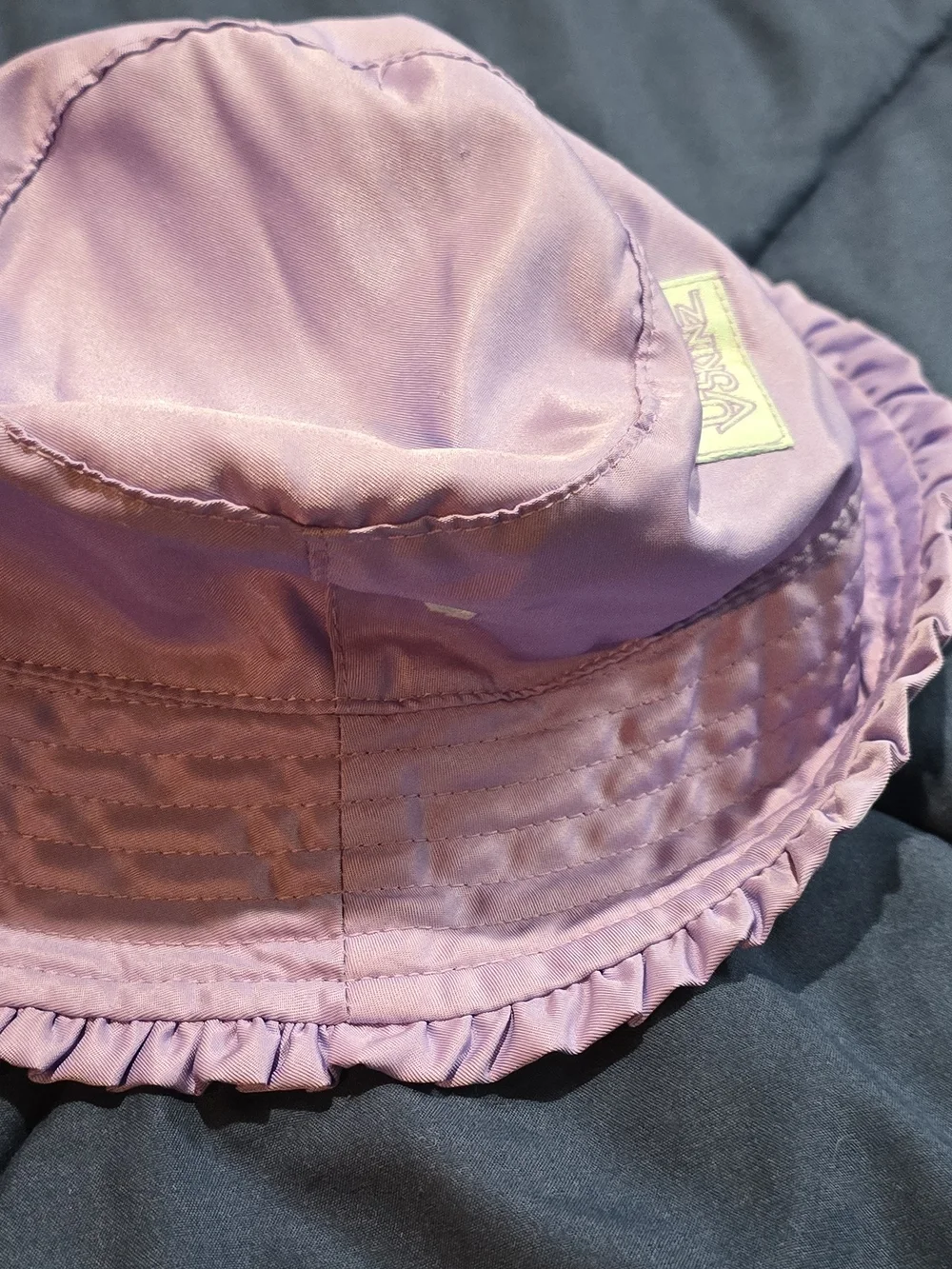 UV Skinz Lilac Ruffle Brim Bucket Hat for Kids